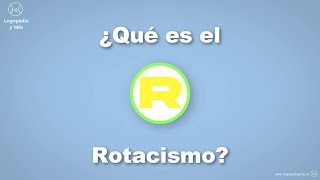 ¿Sabes qué es el ROTACISMO 🔁 [upl. by Tamaru475]