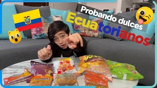 Probando Dulces Ecuatorianos 🇪🇨 [upl. by Gad922]