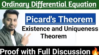 Picards Theorem  Picards Existence and Uniqueness Theorem ODESuccessive ApproximationMsc maths [upl. by Sonnnie]