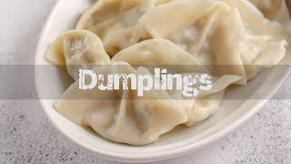 How to Make Dumplings Jiaozi [upl. by Ehcadroj]