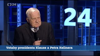 Václav Klaus o Petru Kellnerovi  Byznys ČT24 [upl. by Anires]