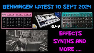 Latest Behringer News 10 September 2024 [upl. by Sirrad]