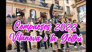 COMPARSES 2022 Carnaval en Vilanova i la Geltru [upl. by Gabriela]