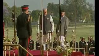 PM Modi attends Ceremonial Reception at Tundikhel Ground in Kathmandu Nepal  PMO [upl. by Vargas31]