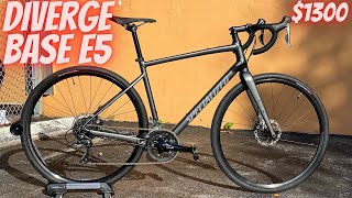 NEW 2021 SPECIALIZED DIVERGE BASE E5 “ONLY 1300” THE BEST STARTING BIKE OUT ROADGRAVEL [upl. by Anilet]