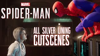 Marvels SpiderMan PS4  All Silver Lining DLC Cutscenes With the Into The SpiderVerse Suit [upl. by Wilma]