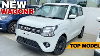 New WAGON R ZXI PLUS 2023 Top Model  Maruti Suzuki WAGON R Top Model 2023 White Colour Review [upl. by Retsim984]