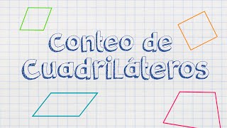 CONTEO DE CUADRILATEROS PARA NIÑOS DE PRIMARIA [upl. by Kress]