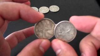 80 Silver Canadian coins [upl. by Ellerrehc]