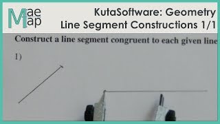 KutaSoftware Geometry Line Segment Constructions [upl. by Torras]