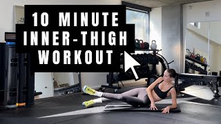 TONED INNER THIGH WORKOUT  no equipment  alay bowker [upl. by Oicirbaf]