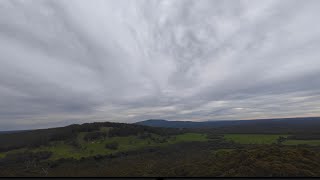 Flying the AVATA 2 drone around the Denmark farm Dancing in the winter Sky [upl. by Rhett295]