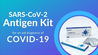 Goldsite COVID19 series SARSCoV2 Antigen Kit Operation Video [upl. by Sileas338]