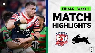 Sydney Roosters v South Sydney Rabbitohs  Match Highlights  Finals Week 1 2022  NRL [upl. by Rabma285]