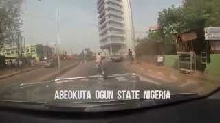 DRIVE THROUGH DOWNTOWN ABEOKUTA [upl. by Akers622]