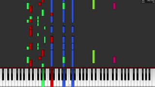 Ulysses  Franz Ferdinand SynthesiaPiano RollKaraokeInstrumental [upl. by Gebhardt]