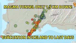 Magma Near the Surface amp Much Larger Than Expected Grindavik Iceland to be Evacuated for Days [upl. by Hildegard]