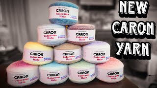 NEW Caron Yarn Review Colorama Halo Yarn [upl. by Chantal]