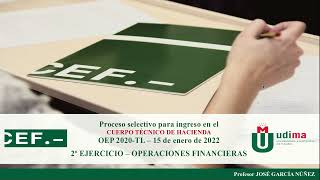 Resolución Operaciones Financieras CTH  TL  OEP 2020 15 de enero de 2022 [upl. by Jamill341]