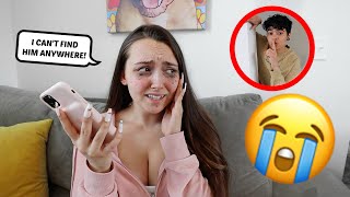 MISSING BOYFRIEND PRANK ON GIRLFRIEND SHE CRIED [upl. by Heurlin]