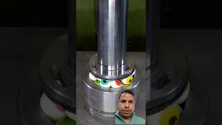 Candy crush by hydraulic press crushing satisfying oddlysatisfying justcrushingcandies [upl. by Odinevneib]