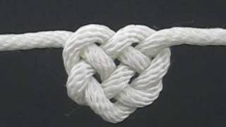 How to Tie the Celtic Heart Knot by TIAT A Knotty Valentine [upl. by Hudgens]