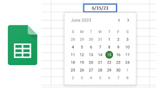 Google Sheets  Add a PopUp Calendar Date Picker [upl. by Iline]