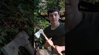 Hackklotz  bushcraft outdoor survival skills axe wood forest woodchopping tippsandtricks [upl. by Scully162]