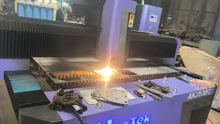 AccTek fiber laser cutter AKJ1530F2 feedback Vietnam2 [upl. by Notlimah]