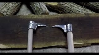 Homemade pickaroon hookaroon from lawn mower blade [upl. by Anitnauq]