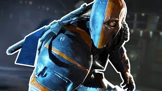 Hot Toys Deathstroke Arkham Origins Review [upl. by Alyekahs]