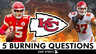 Kansas City Chiefs 5 BURNING QUESTIONS Heading Into Week 11 vs Eagles Wide Receiver Issues Fixed [upl. by Synned704]