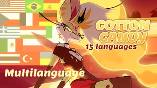 Cotton Candy in 15 Languages  Helluva Boss Multilanguage [upl. by Luthanen]