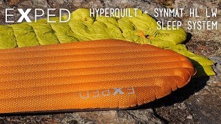 Exped Hyperquilt amp SynMat Sleep System Tested and Reviewed [upl. by Eednim]