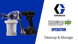 Magnum by Graco TrueCoat 360 Cordless Connect  Tutorial Cleanup and storage [upl. by Thaddus]