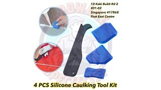 Silicone Caulking Tool Kit  How To Caulk Like A Pro [upl. by Nerek]