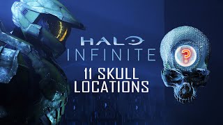 Halo Infinite 11 Skull Locations Open World amp Missions [upl. by Ehtylb]