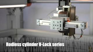 Metal Work Pneumatic 10 highlight 2015 Rodless cylinder VLock series [upl. by Candy485]