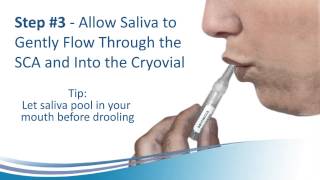 Passive Drool Collection with the Saliva Collection Aid SCA [upl. by Nordna]