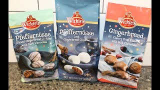 Wicklein Pfeffernüsse Gingerbread Cookies Glazed Iced amp Cherry Fruit Filled Review [upl. by Ambrogio953]