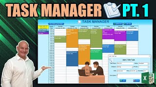 Learn How To Create This Never Seen Before Drag amp Drop Task Scheduler In Excel Today Part 1 [upl. by Serrano]