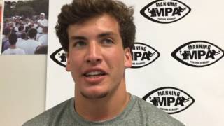 Former Rummel QB Chase Fourcade talks about Manning Passing Academy [upl. by Noble664]