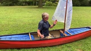 Sailing Rig HowTo with a Lotus Dandy or Mohawk Odyssey Canoe [upl. by Travax683]