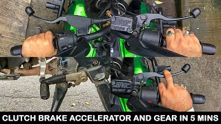 Clutch Brake Accelerator and Gear Control in 5 Mins [upl. by Suehtomit]