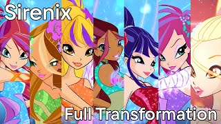 Winx Club  Sirenix 2D Full transformation 4K  Daphne UPDATED [upl. by Vitoria]