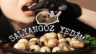 🐌 SALYANGOZ YEDİM 🐌 ESCARGOT  GARAVOLLİ MUKBANG  SNAIL EATING ASMR  TÜRKÇE MUKBANG ASMR [upl. by Tomaso]