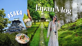 VLOG  Visiting most protected temple in Kyoto Osaka castle Trying Michelin Kaiseki [upl. by Kelwen365]