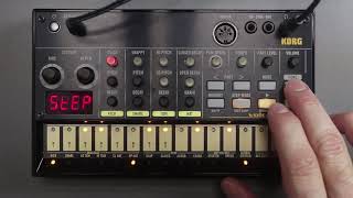 Hip Hop Groove with a Korg Volca Beats [upl. by Norahs]