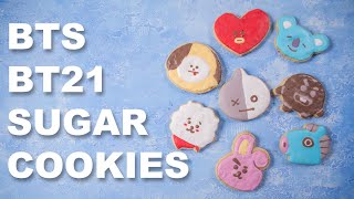 BTS BT21 Sugar Cookies [upl. by Amuh576]