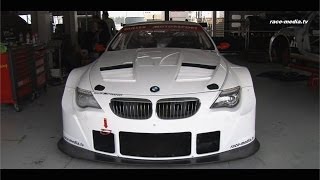 Duller Motorsport BMW ALPINA B6 GT3 Test und Einstellfahrt 2014 Hockenheimring [upl. by Longley192]